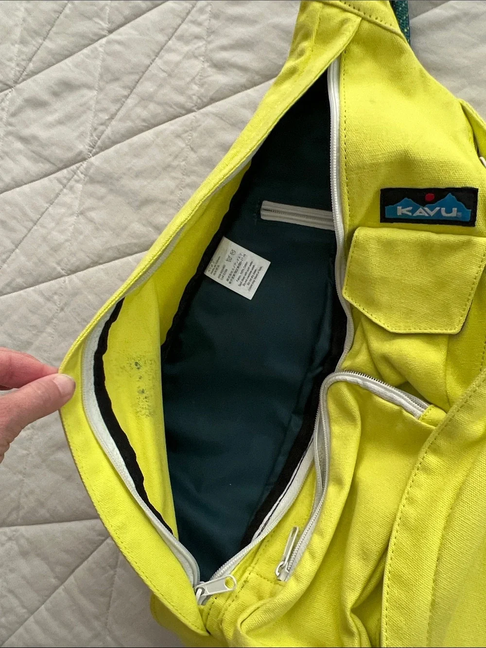 Kavu Original Rope Bag in Luminous